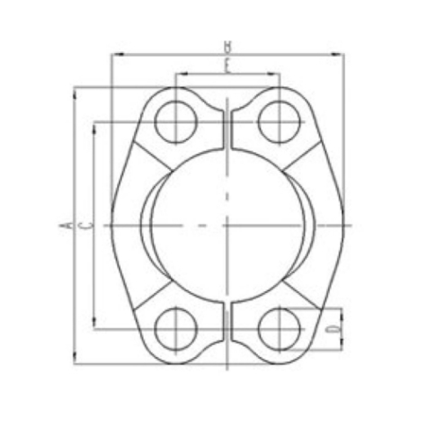 SAE對(duì)開(kāi)法蘭夾3000PSI